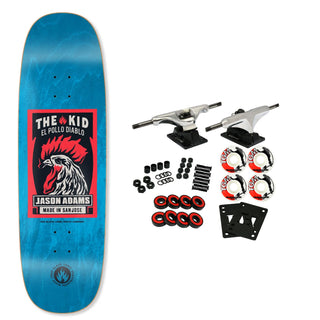 Black Label Skateboard Complete Jason Adams El Pollo Diablo Egg 9.0" x 32.2"