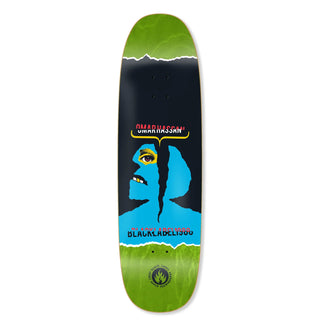 Black Label Skateboard Complete Omar Hassan Headache Black Widow Assorted 9.25" x 32.25"