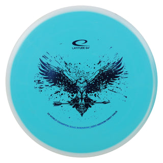 Latitude 64 Disc Golf Zero Medium Orbit Sinus - Isaac Robinson Team Series 2025 Blue White/Blue 173 grams