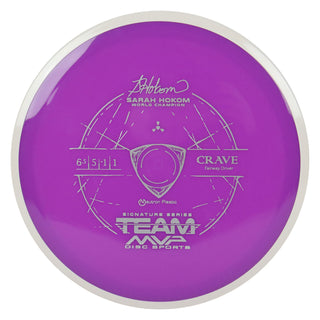 Axiom Disc Golf Sarah Hokom Neutron Crave Fairway Driver 6.5/5/-1/1 Purple/White 164 grams