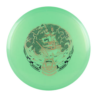 Prodigy Disc Golf 500 Isaac Robinson Archive Smugglers Pursuit Worlds Midrange 5/5/0/2 Green/Gold 178 grams
