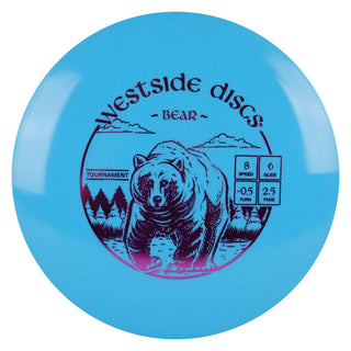Westside Disc Golf Tournament Bear Fairway Driver 8/6/-0.5/2.5 Blue/Purple 173 grams