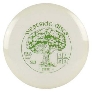 Westside Discs Disc Golf VIP Pine Midrange 5/4/0/2 White/Olive 180 grams