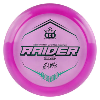 Dynamic Disc Golf Lucid Ice Wysocki Raider Driver 13/5/-0.5/3 Purple/Green 174 g