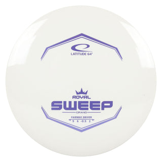 Latitude 64 Disc Golf Royal Grand Sweep Fairway Driver 9/6/-0.5/2 White/Lavender 174 grams