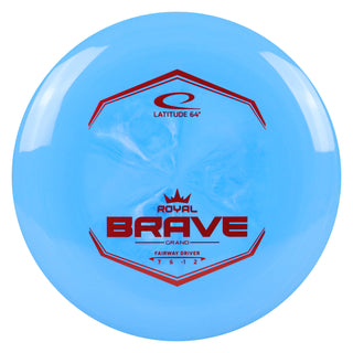 Latitude 64 Disc Golf Royal Grand Brave Fairway Driver 7/6/-1/2 Blue/Red 176 grams