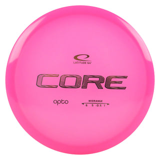 Latitude 64 Disc Golf Opto Core Midrange Disc 6/5/-0.5/1 Pink/Gold 175 grams