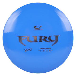 Latitude 64 Disc Golf Gold Fury Fairway Driver 9/6/-2/2 Blue/Silver 173 grams