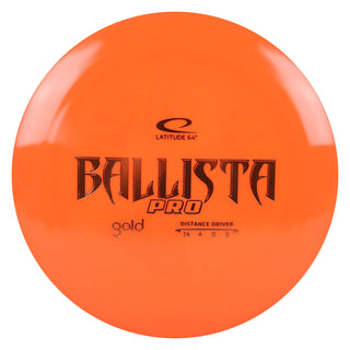 Latitude 64 Disc Golf Gold Ballista Pro Distance Driver 14/4/0/3 Orange/Orange 173 grams