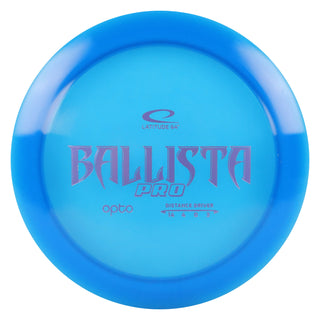 Latitude 64 Disc Golf Opto Ballista Pro Distance Driver 14/4/0/3 Blue/Lavender 170 grams