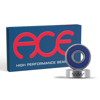 Ace Skateboard High Performance Bearings Set of 8, Includes Spacers