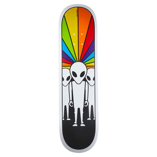 Alien Workshop Skateboard Deck Spectrum Salute White 8.25"