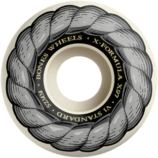 Bones Skateboard Wheels 52mm X-Formula Standard V1 97A White