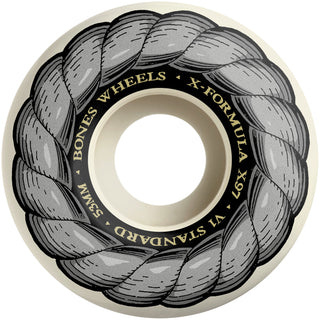 Bones Skateboard Wheels 53mm X-Formula Standard V1 97A White