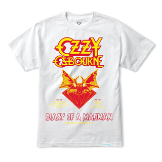 Diamond Supply Co. X Ozzy Osbourne Shirt Diary of a Madman White