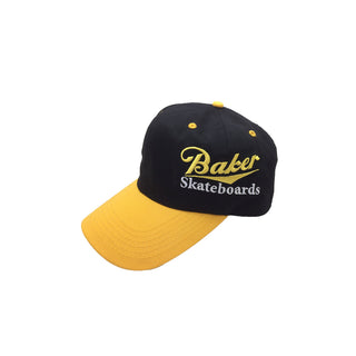 Baker Skateboards Hat Cool Place Snapback Black/Yellow