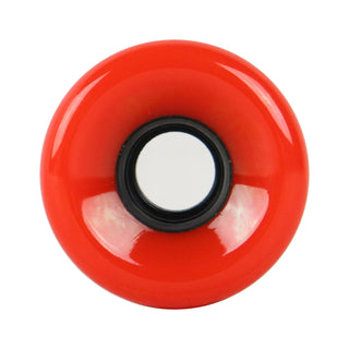 Blank Skateboard 82A USA Made Cruiser Wheels 61mm x 32mm Red