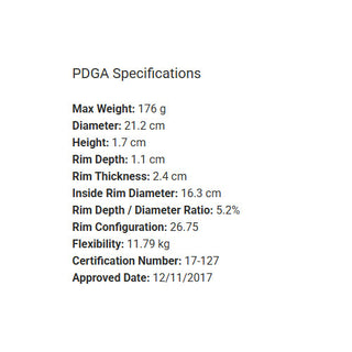 Latitude 64 Disc Golf Gold Ballista Pro Distance Driver 14/4/0/3 Orange/Orange 173 grams