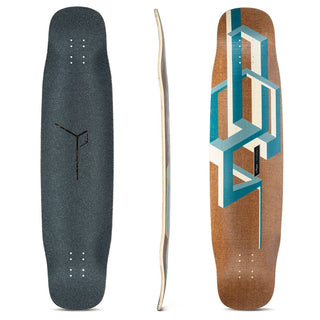 Longboard Loaded Boards Basalt Tesseract Deck Dark Blue