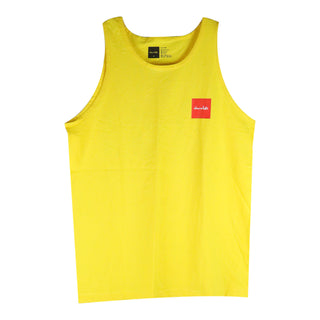 Chocolate Skateboards Tank Top Red Square Yellow