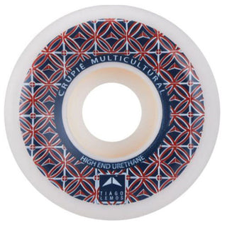 Crupie Skateboard Wheels 52mm Tiago Lemos Aoki Classic 101A White