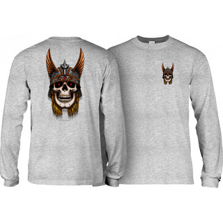 Powell Peralta Longsleeve Shirt Andy Anderson Skull Athletic Heather
