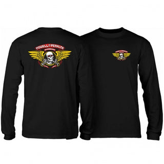 Powell Peralta Long Sleeve Shirt Winged Ripper Black