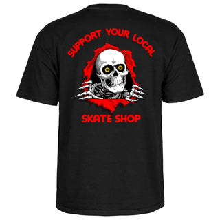 Powell Peralta Skateboard Shirt Support Your Local Skate Shop Ripper Black
