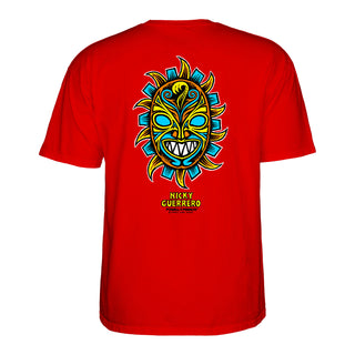 Powell Peralta Shirt Nicky Guerrero Mask Red