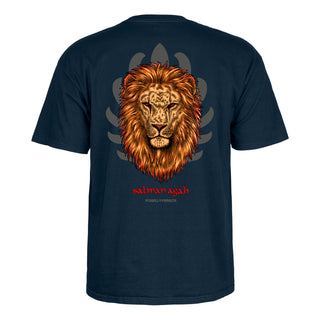 Powell Peralta Shirt Salman Agah Lion Navy
