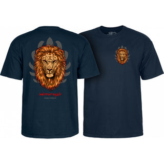 Powell Peralta Shirt Salman Agah Lion Navy