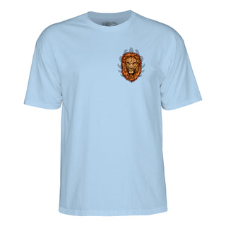 Powell Peralta Shirt Salman Agah Lion Powder Blue