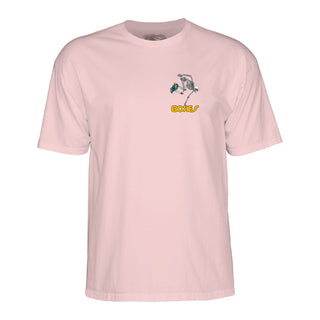 Powell Peralta Shirt Skeleton Light Pink