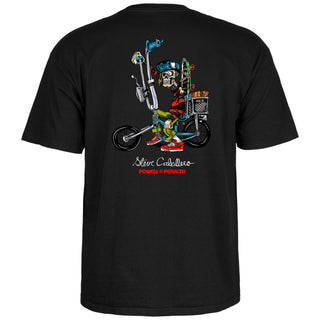 Powell Peralta Skateboard Shirt Steve Caballero Chopper Bike Black