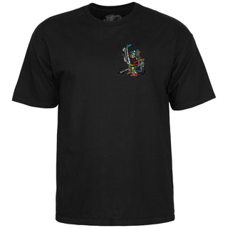 Powell Peralta Skateboard Shirt Steve Caballero Chopper Bike Black
