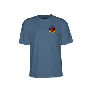 Powell Peralta Skateboards T-Shirt Steve Caballero Dragon II Indigo Blue