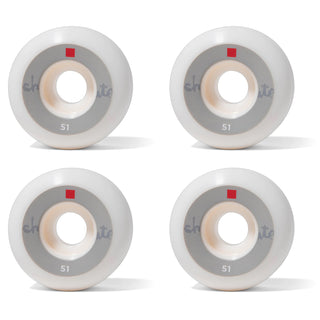 Chocolate Skateboard Wheels 51mm 99A OG Chunk Conical White/Grey