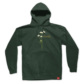 Chocolate Skateboards Hoody Stems Embroidered Forest Green
