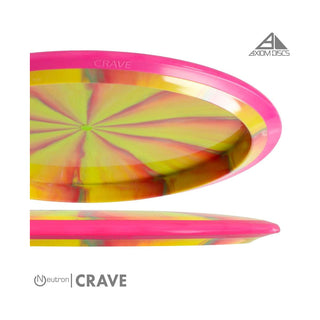 Axiom Disc Golf Cosmic Neutron Crave Fairway Driver 6.5/5/-1/1 Mango Green/Purple 173 grams
