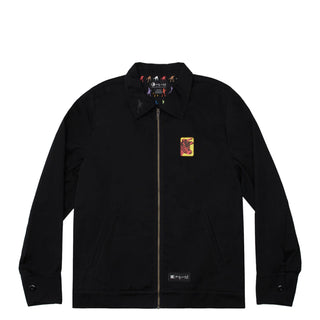 DC Skateboard Jacket Andy Warhol Cow Print Black