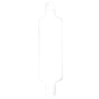 Moose Longboard Deck 10" x 39.8" Drop Down White