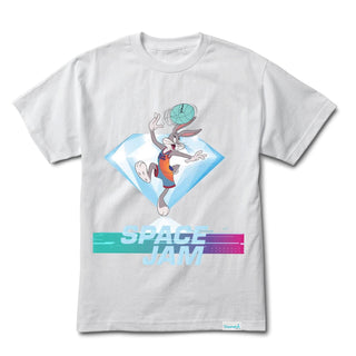 Diamond Supply Co. Shirt Space Jam Hook Shot White