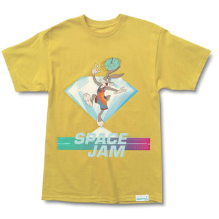 Diamond Supply Co. Shirt Space Jam Hook Shot Yellow