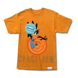 Diamond Supply Co. Shirt Space Jam Daffy Duck Orange