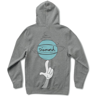 Diamond Supply Co. Hoody Space Jam Tune Squad Diamond Ball Heather Grey