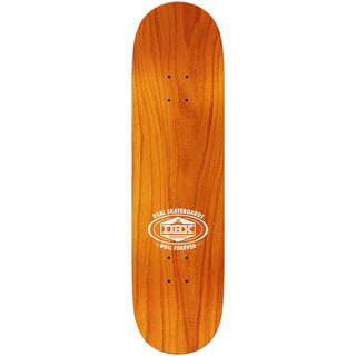 Real Skateboard Deck Basalt DBX Oval 8.5" x 31.8" Silver Foil