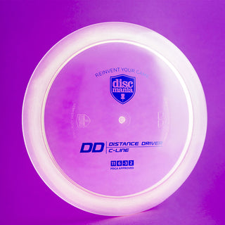 Discmania Disc Golf C-Line DD Distance Driver 11/6/-3/2 Clear/Red 174 grams