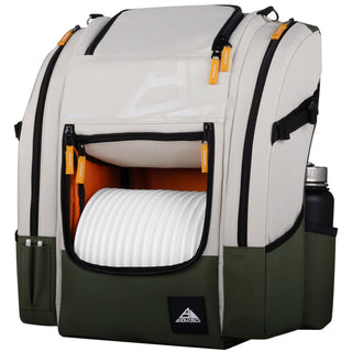 Axiom Discs Disc Golf Backpack Bag - Voyager Lite Backpack - Beige/Olive