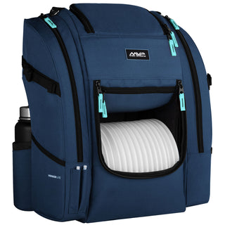 MVP Discs Sports Disc Golf Backpack Bag - Voyager Lite Backpack - Blue