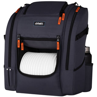MVP Discs Sports Disc Golf Backpack Bag - Voyager Lite Backpack -Charcoal